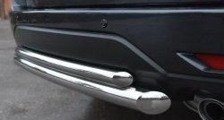 17 649 р. Защита заднего бампера (Ø63 и 42 мм, нержавейка) SLITKOFF Subaru Forester SH (2008-2013)  с доставкой в г. Керчь. Увеличить фотографию 3