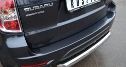 15 999 р. Одинарная защита заднего бампера из трубы диаметром 76 мм SLITKOFF  Subaru Forester  SH (2008-2013)  с доставкой в г. Керчь. Увеличить фотографию 3