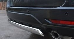 12 949 р. Защита заднего бампера (Ø75x42 мм, нержавейка) Russtal Subaru Forester SH (2008-2013)  с доставкой в г. Керчь. Увеличить фотографию 3