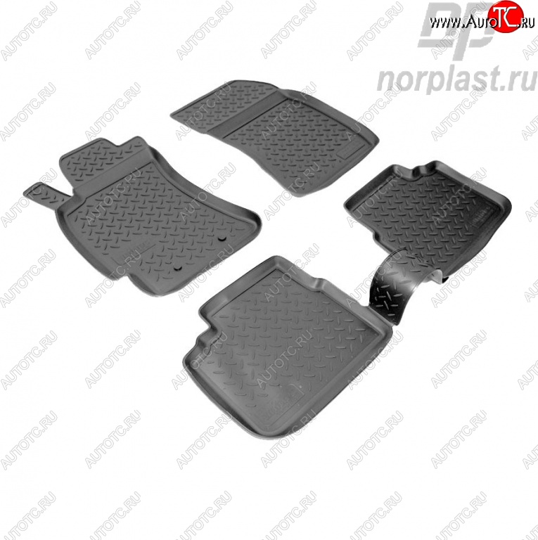 2 569 р. Комплект ковриков в салон Norplast Subaru Forester SH (2008-2013)  с доставкой в г. Керчь
