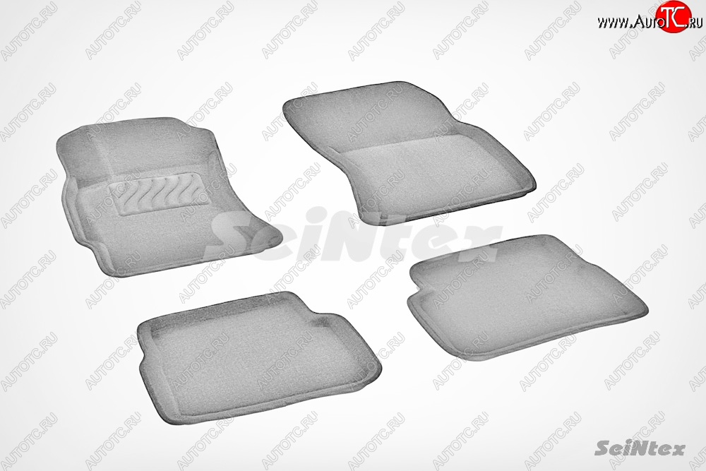 7 649 р. Износостойкие коврики в салон 3D SUBARU FORESTER III серые (компл) Subaru Forester SH (2008-2013)  с доставкой в г. Керчь