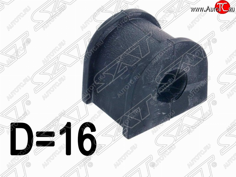 187 р. Резиновая втулка заднего стабилизатора (D=16) SAT  Subaru Impreza  GD - Outback ( BH/BE12,  BP)  с доставкой в г. Керчь