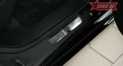 2 564 р. Накладки на внутреннюю пластиковую часть порога Souz-96 Subaru Impreza GE седан (2007-2012)  с доставкой в г. Керчь. Увеличить фотографию 2