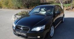 789 р. Реснички на фары RA Subaru Legacy BL/B13 дорестайлинг седан (2003-2006) (Неокрашенные)  с доставкой в г. Керчь. Увеличить фотографию 2