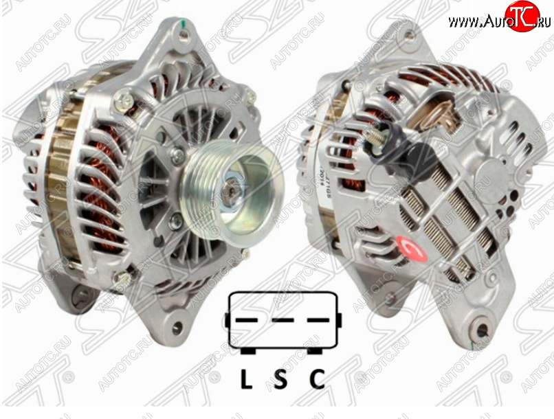 13 549 р. Генератор SAT (12V/110A, / 3.0, EJ30D / EZ30)  Subaru Legacy ( BL/B13,  BL,B13) - Tribeca  с доставкой в г. Керчь