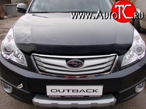 3 069 р. Дефлектор капота NovLine Subaru Legacy BM/B14 дорестайлинг седан (2009-2013)  с доставкой в г. Керчь