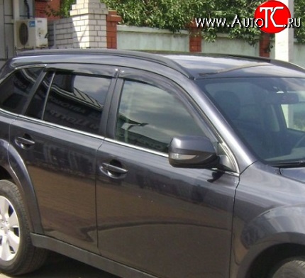 999 р. Комплект дефлекторов окон (ветровиков) 4 шт. Russtal Subaru Outback BR/B14 дорестайлинг универсал (2009-2013)  с доставкой в г. Керчь