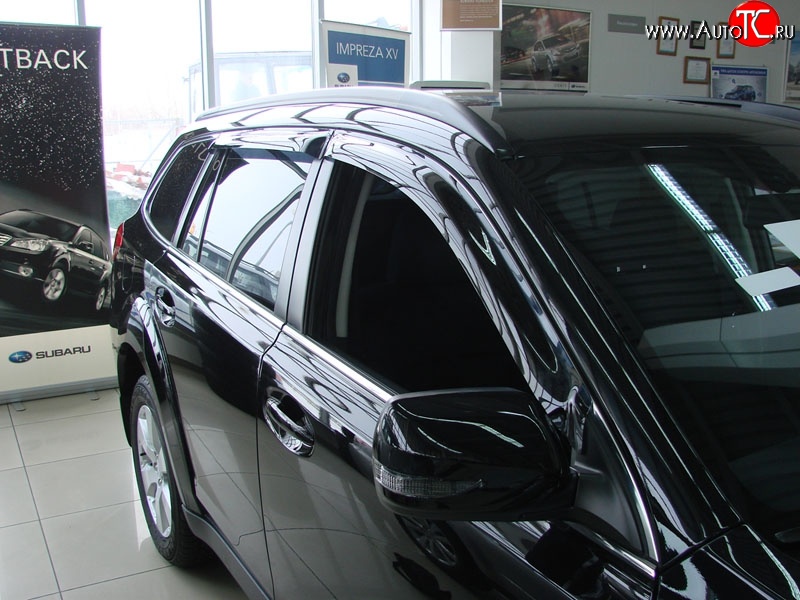 4 499 р. Дефлекторы окон (ветровики) Novline 4 шт. Subaru Outback BR/B14 дорестайлинг универсал (2009-2013)  с доставкой в г. Керчь