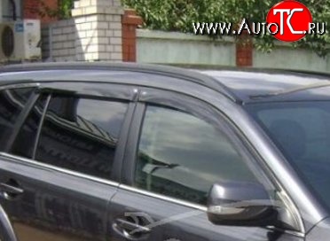 1 499 р. Комплект дефлекторов окон хетчбек (рестайлинг) SkyLine Subaru Outback BR/B14 дорестайлинг универсал (2009-2013)  с доставкой в г. Керчь