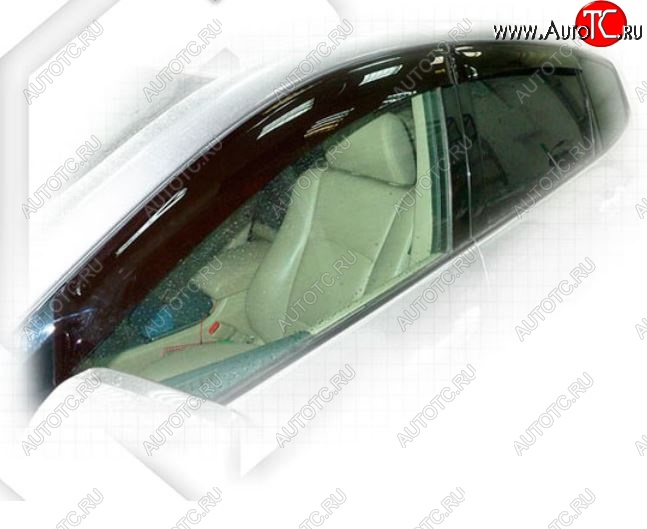 2 079 р. Дефлектора окон CA-Plastic Subaru Tribeca (2005-2007) (Classic полупрозрачный, Без хром.молдинга)  с доставкой в г. Керчь