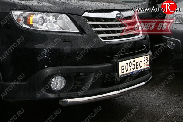 11 069 р. Защита переднего бампера одинарная Souz-96 (d60) Subaru Tribeca (2008-2014)  с доставкой в г. Керчь