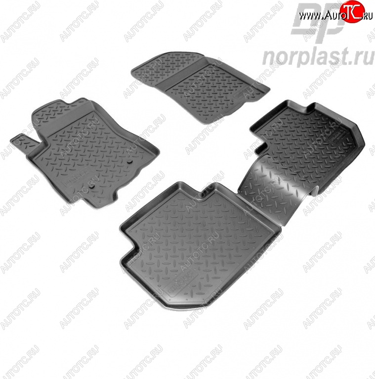 2 869 р. Комплект ковриков в салон Norplast  Subaru Tribeca (2008-2014)  с доставкой в г. Керчь