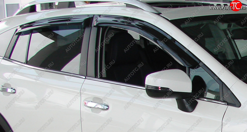 3 399 р. Дефлектора окон SIM Subaru XV GT/G24 дорестайлинг (2017-2021)  с доставкой в г. Керчь