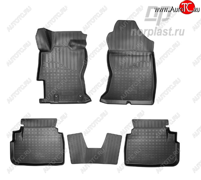 2 699 р. Коврики салонные Noplast Subaru XV GT/G24 дорестайлинг (2017-2021)  с доставкой в г. Керчь