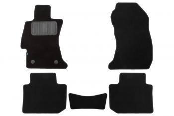 Текстильные коврики салона Klever Premium Subaru XV GP/G33 дорестайлинг (2012-2016) (черные)
