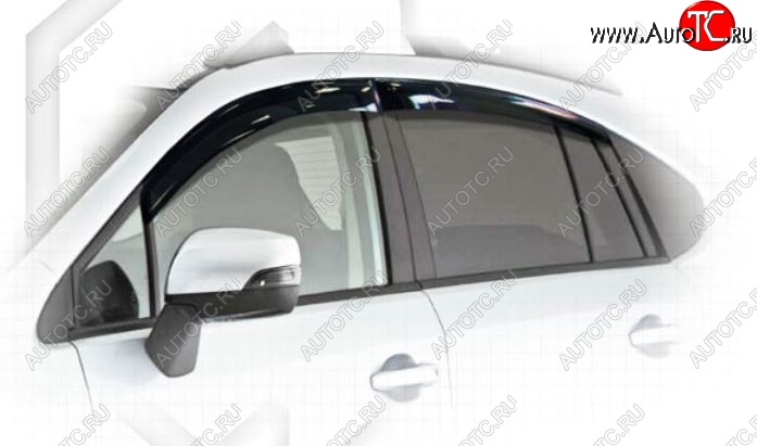 2 099 р. Дефлектора окон CA-Plastiс Subaru XV GP/G33 дорестайлинг (2012-2016) (Classic полупрозрачный, Без хром.молдинга)  с доставкой в г. Керчь