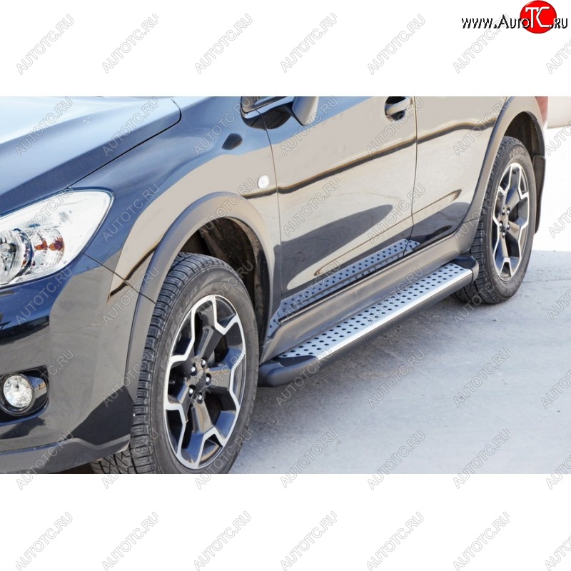 21 799 р. Порожки для ног Бумер (алюминий)  Subaru XV  GP/G33 (2012-2017) дорестайлинг, рестайлинг  с доставкой в г. Керчь