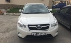 1 469 р. Сетка на бампер Russtal (черная) Subaru XV GP/G33 дорестайлинг (2012-2016)  с доставкой в г. Керчь. Увеличить фотографию 2