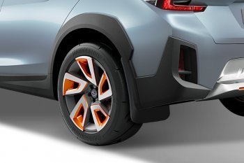 4 799 р. Брызговики задние Frosch Subaru XV GP/G33 дорестайлинг (2012-2016)  с доставкой в г. Керчь. Увеличить фотографию 2