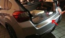 5 349 р. Защитная накладка на задний бампер СТ Subaru XV GP/G33 дорестайлинг (2012-2016)  с доставкой в г. Керчь. Увеличить фотографию 2