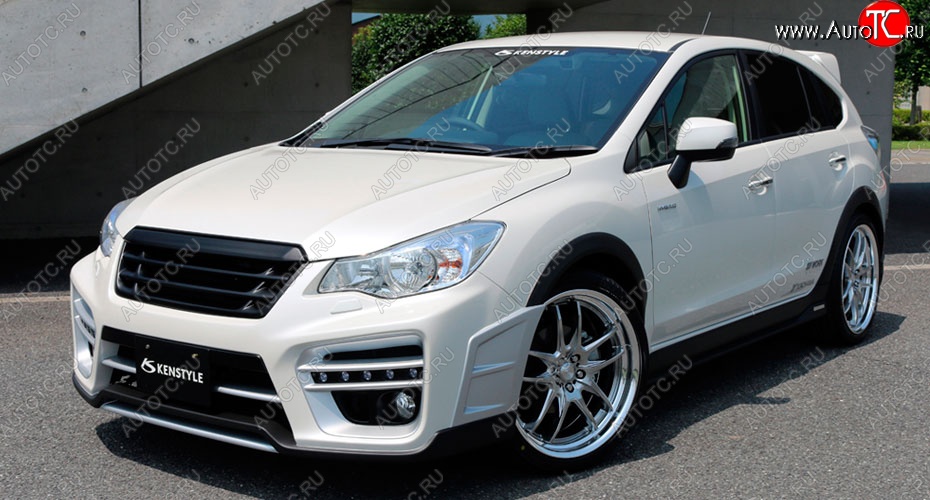 26 849 р. Передний бампер KENSTYLE Subaru XV GP/G33 рестайлинг (2016-2017) (Неокрашенный)  с доставкой в г. Керчь