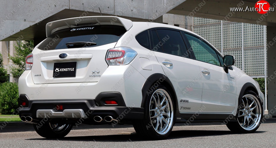14 199 р. Задний бампер KENSTYLE Subaru XV GP/G33 дорестайлинг (2012-2016) (Неокрашенный)  с доставкой в г. Керчь