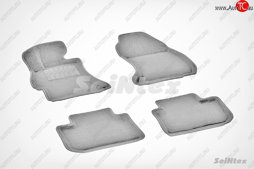 7 649 р. Износостойкие коврики в салон 3D SUBARU XV серые (компл) Subaru XV GP/G33 дорестайлинг (2012-2016)  с доставкой в г. Керчь