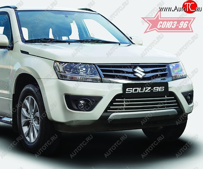 4 949 р. Декоративный элемент воздухозаборника Souz-96 (d16) Suzuki Grand Vitara JT 5 дверей 2-ой рестайлинг (2012-2016)  с доставкой в г. Керчь