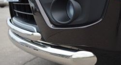 18 399 р. Защита переднего бампера (2 трубыØ76 и 42 мм, нержавейка) SLITKOFF  Suzuki Grand Vitara  JT 5 дверей (2012-2016) 2-ой рестайлинг  с доставкой в г. Керчь. Увеличить фотографию 3