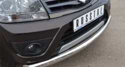 15 999 р. Одинарная защита переднего бампера диаметром 76 мм (5 дв.) SLITKOFF  Suzuki Grand Vitara ( JT 5 дверей,  JT) (2012-2016) 2-ой рестайлинг, 3 двери 2-ой рестайлинг  с доставкой в г. Керчь. Увеличить фотографию 2