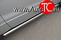 10 099 р. Защита порогов из круглой трубы диаметром 63 мм 3дв. Russtal v2 Suzuki Grand Vitara JT 3 двери 2-ой рестайлинг (2012-2016)  с доставкой в г. Керчь