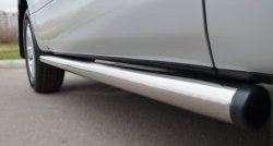 69 999 р. Защита порогов из круглой трубы диаметром 63 мм (3 дв.) Russtal Suzuki Grand Vitara JT 3 двери 2-ой рестайлинг (2012-2016) (Защита порогов с со скосами на торцах (вариант 1))  с доставкой в г. Керчь. Увеличить фотографию 8