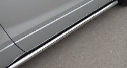 69 999 р. Защита порогов из круглой трубы диаметром 63 мм (3 дв.) Russtal Suzuki Grand Vitara JT 3 двери 2-ой рестайлинг (2012-2016) (Защита порогов с со скосами на торцах (вариант 1))  с доставкой в г. Керчь. Увеличить фотографию 11