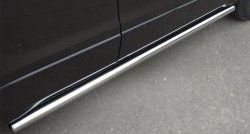 70 999 р. Защита порогов из круглой трубы диаметром 63 мм (5 дв.) Russtal Suzuki Grand Vitara JT 5 дверей 2-ой рестайлинг (2012-2016) (Защита порогов с со скосами на торцах (вариант 1))  с доставкой в г. Керчь. Увеличить фотографию 6