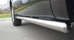 70 999 р. Защита порогов из круглой трубы диаметром 63 мм (5 дв.) Russtal Suzuki Grand Vitara JT 5 дверей 2-ой рестайлинг (2012-2016) (Защита порогов с со скосами на торцах (вариант 1))  с доставкой в г. Керчь. Увеличить фотографию 7