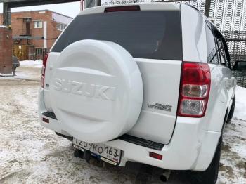 6 949 р. Пластиковый колпак запасного колеса SUZUKI (верхняя часть, 225/70/16) Suzuki Grand Vitara JT 5 дверей 2-ой рестайлинг (2012-2016) (неокрашенный)  с доставкой в г. Керчь. Увеличить фотографию 14