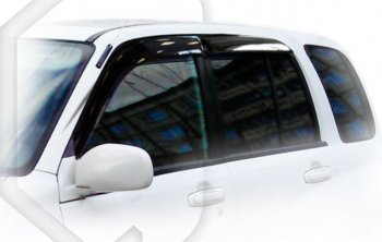1 999 р. Дефлектора окон CA-Plastic Suzuki Escudo 2 (1997-2006) (Classic полупрозрачный)  с доставкой в г. Керчь. Увеличить фотографию 2