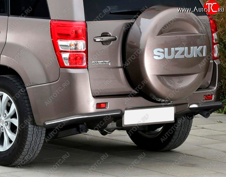 4 999 р. Уголки d57 Suzuki Grand Vitara JT 5 дверей дорестайлинг (2005-2008) (Цвет: серебристый)  с доставкой в г. Керчь