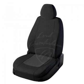 Чехлы для сидений Lord Autofashion Турин (жаккард) Suzuki Grand Vitara ( JT 5 дверей,  JT 3 двери,  JT) (2005-2016) дорестайлинг, 1-ый рестайлинг, 2-ой рестайлинг, 3 двери 2-ой рестайлинг (Черный, вставка Мокка)