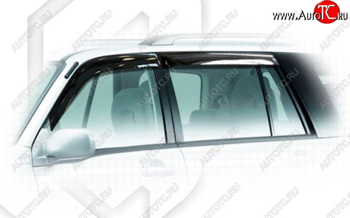 2 079 р. Дефлектора окон CA-Plastic  Suzuki Grand Vitara XL7 (2000-2006)  дорестайлинг, рестайлинг (Classic полупрозрачный)  с доставкой в г. Керчь