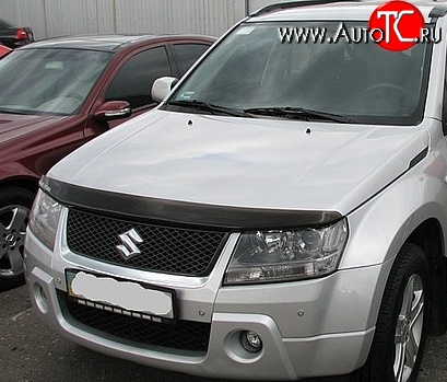 3 299 р. Дефлектор капота NovLine Suzuki Grand Vitara JT 5 дверей дорестайлинг (2005-2008) с доставкой в г. Керчь Увеличить фотографию 1 3 299 р. Дефлектор капота NovLine Suzuki Grand Vitara JT 5 дверей дорестайлинг (2005-2008) с доставкой в г. Керчь
