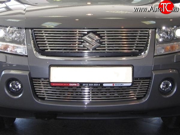 4 389 р. Декоративная вставка воздухозаборника (V2.0) Berkut Suzuki Grand Vitara JT 5 дверей дорестайлинг (2005-2008)  с доставкой в г. Керчь