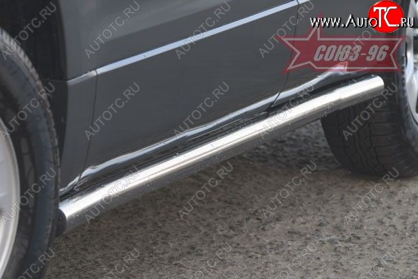 10 484 р. Защита порогов Souz-96 (d60) Suzuki Grand Vitara JT 3 двери дорестайлинг (2005-2008)  с доставкой в г. Керчь