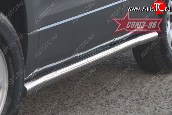 11 069 р. Защита порогов Souz-96 (d60) Suzuki Grand Vitara JT 5 дверей дорестайлинг (2005-2008)  с доставкой в г. Керчь