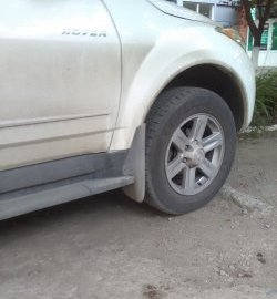 649 р. Универсальные задние брызговики (широкие) ПТП64 Uni3 Jeep Gladiator JT Double Cab дорестайлинг (2020-2024)  с доставкой в г. Керчь. Увеличить фотографию 10