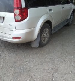 649 р. Универсальные задние брызговики (широкие) ПТП64 Uni3 Jeep Gladiator JT Double Cab дорестайлинг (2020-2024)  с доставкой в г. Керчь. Увеличить фотографию 9