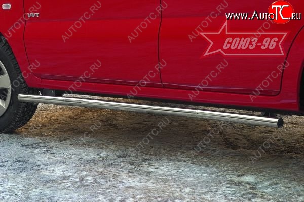 8 549 р. Защита порогов Souz-96 (d42) Suzuki Ignis (2003-2008)  с доставкой в г. Керчь
