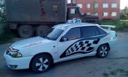 3 749 р. Пороги накладки Uni V10 (составные, максимальная длина 2200 мм) Toyota RAV4 CA20 5 дв. дорестайлинг (2000-2003)  с доставкой в г. Керчь. Увеличить фотографию 4