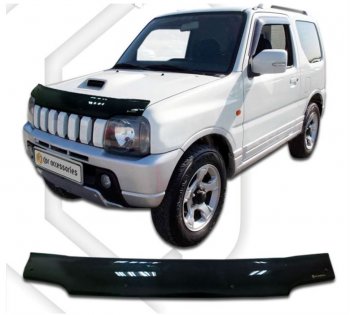 Дефлектор капота CA-Plastiс Suzuki Jimny JB23/JB43 1-ый рестайлинг (2002-2012)