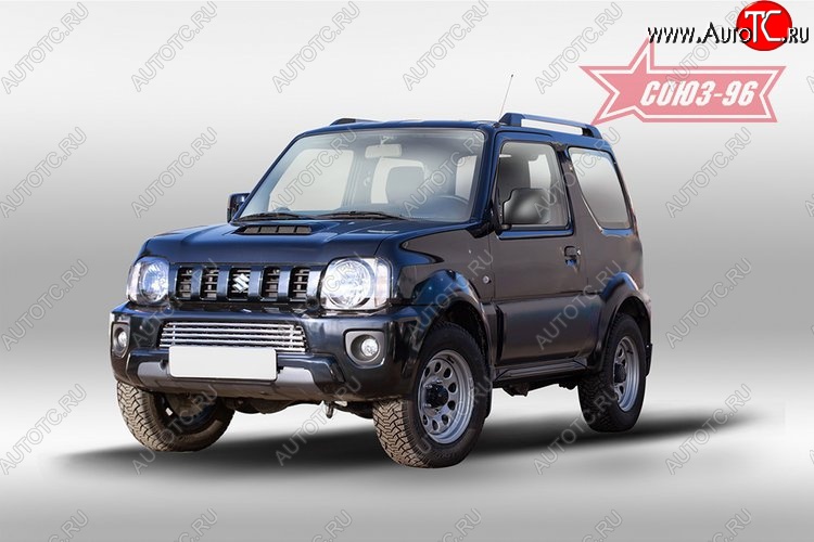 4 949 р. Декоративный элемент воздухозаборника Souz-96 (d16) Suzuki Jimny JB23/JB43 2-ой рестайлинг (2012-2018)  с доставкой в г. Керчь